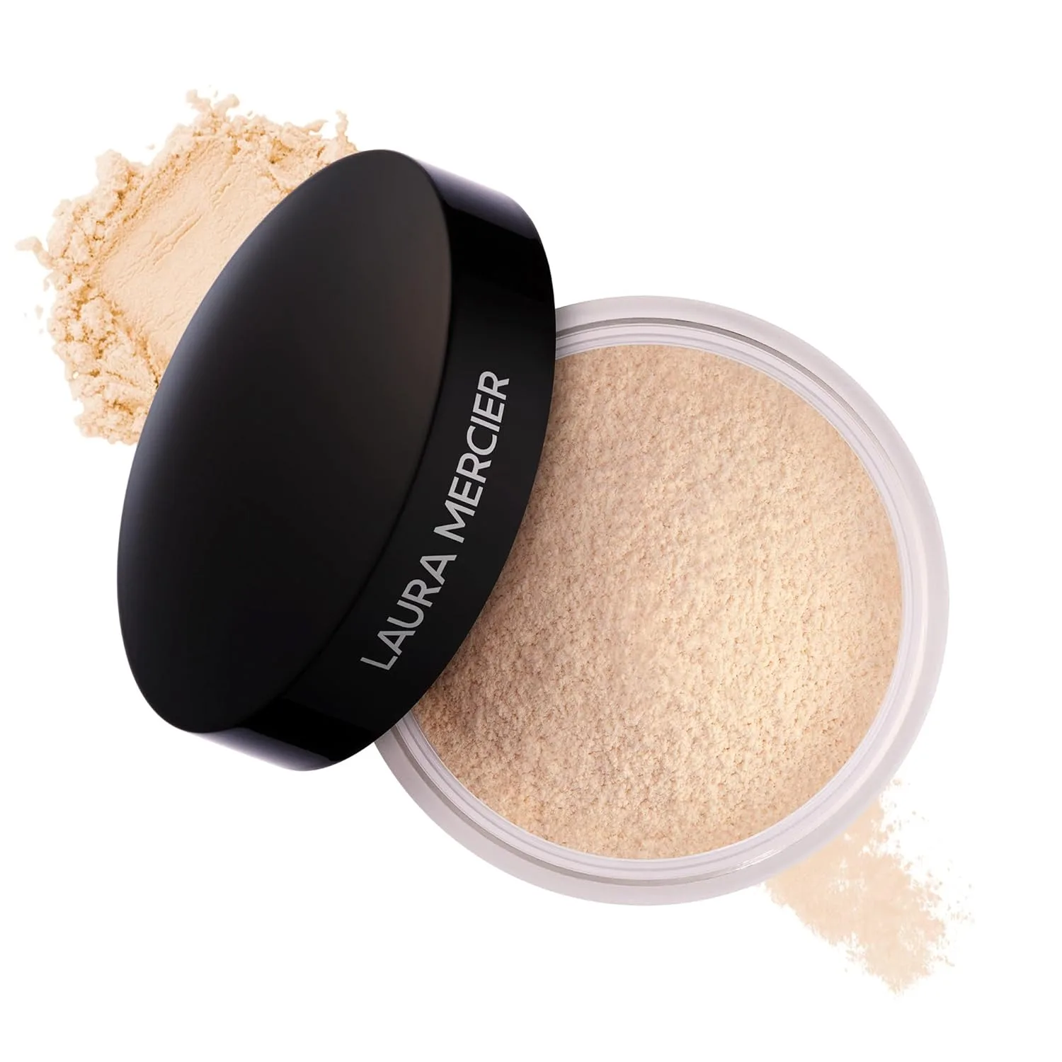 Laura Mercier Translucent Loose Setting Powder, контроль блеска на 24 часа, матовое покрытие, стойкость, для нормальной и жирной кожи, 4 оттенка для всех тонов кожи, набор Artistry Icons Полноразмерный, Translucent