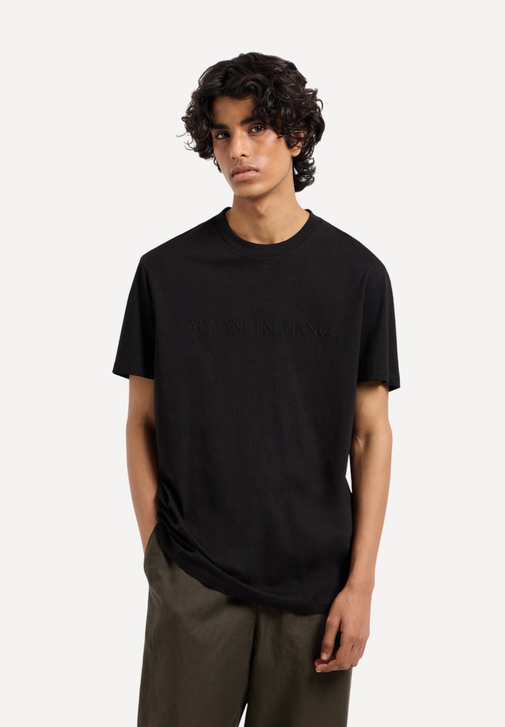 

Базовая футболка Armani Exchange, черный