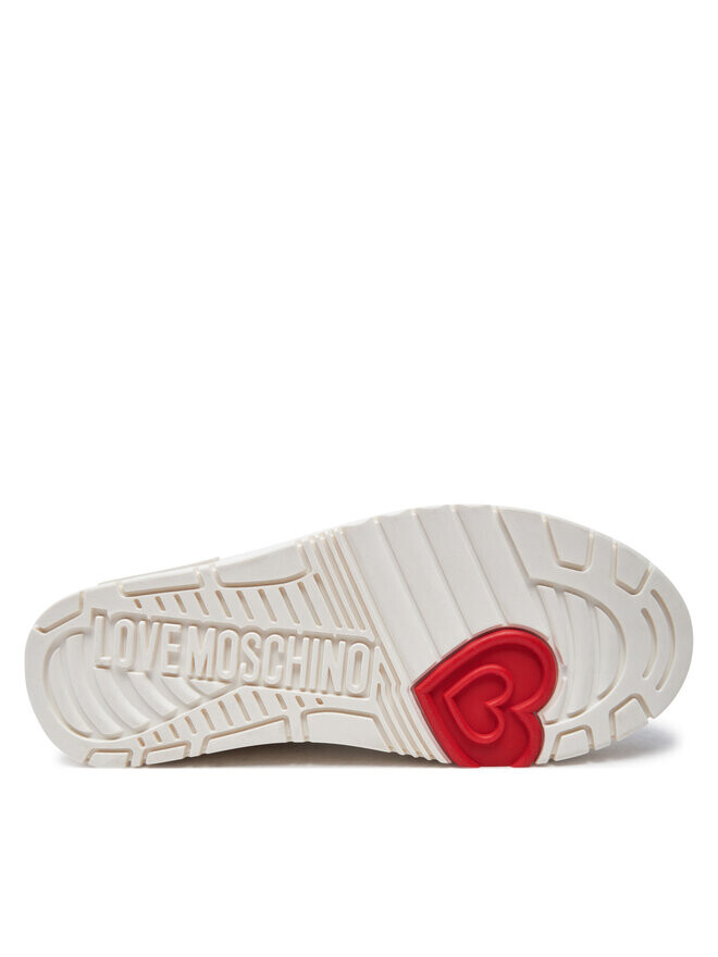 Кроссовки LOVE MOSCHINO Blanco, белый — фото 4