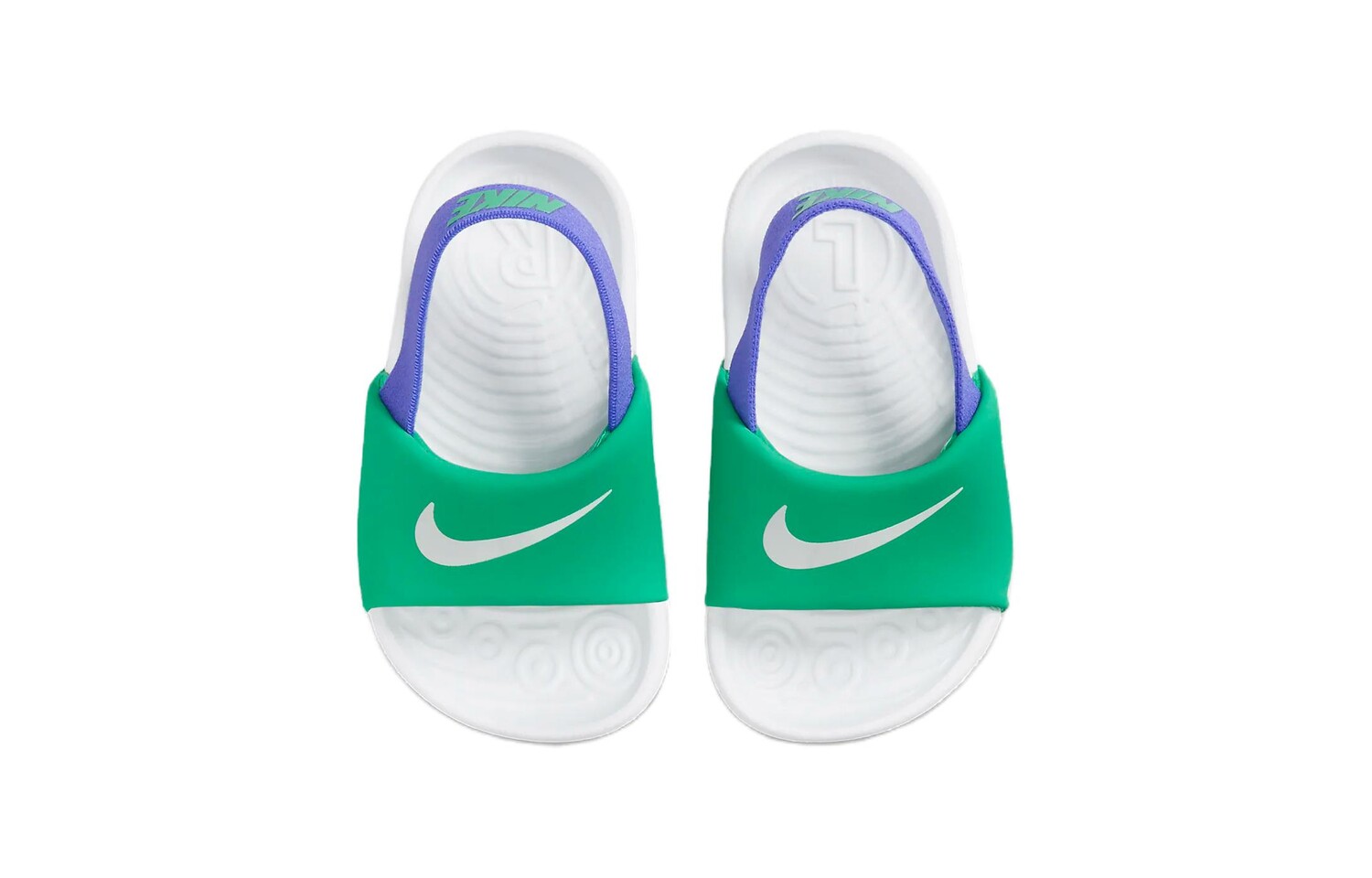 Кроссовки Nike Kawa для малышей TD, PUMA White/Racing Blue/Lemon Meringue/Parakeet Green — фото 3