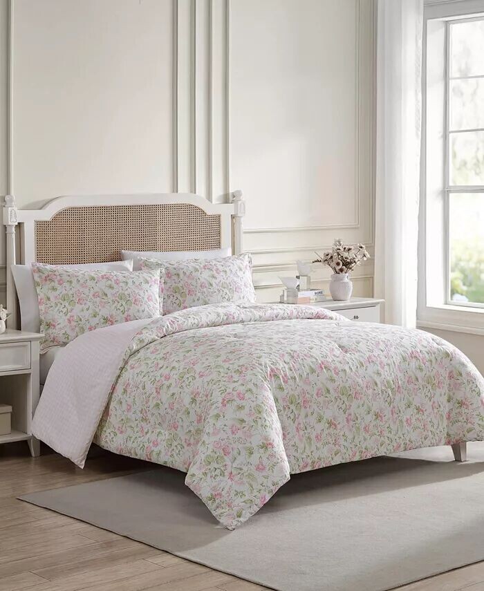 

Двусторонний комплект из 2 одеял Morning Gloria, Twin Laura Ashley, розовый