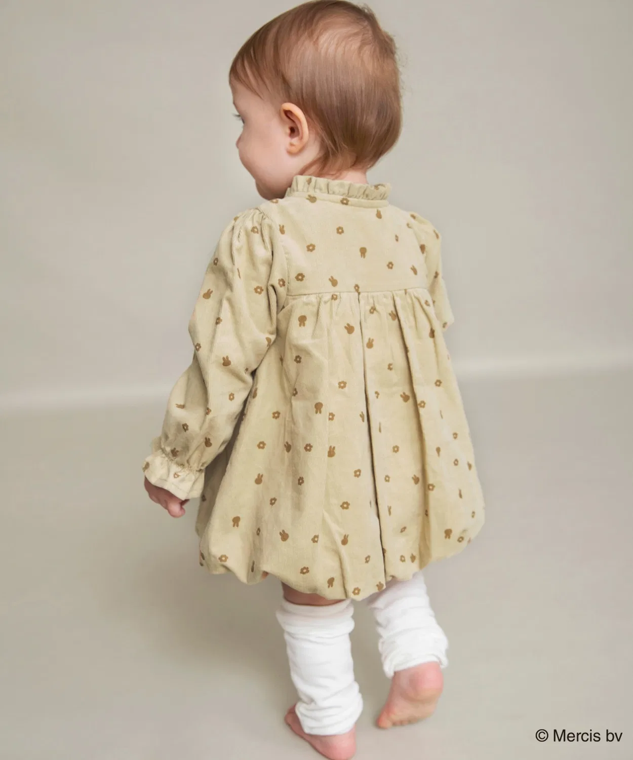 Детский комбинезон Miffy 70th Anniversary balloon coverall бежевый — фото 3