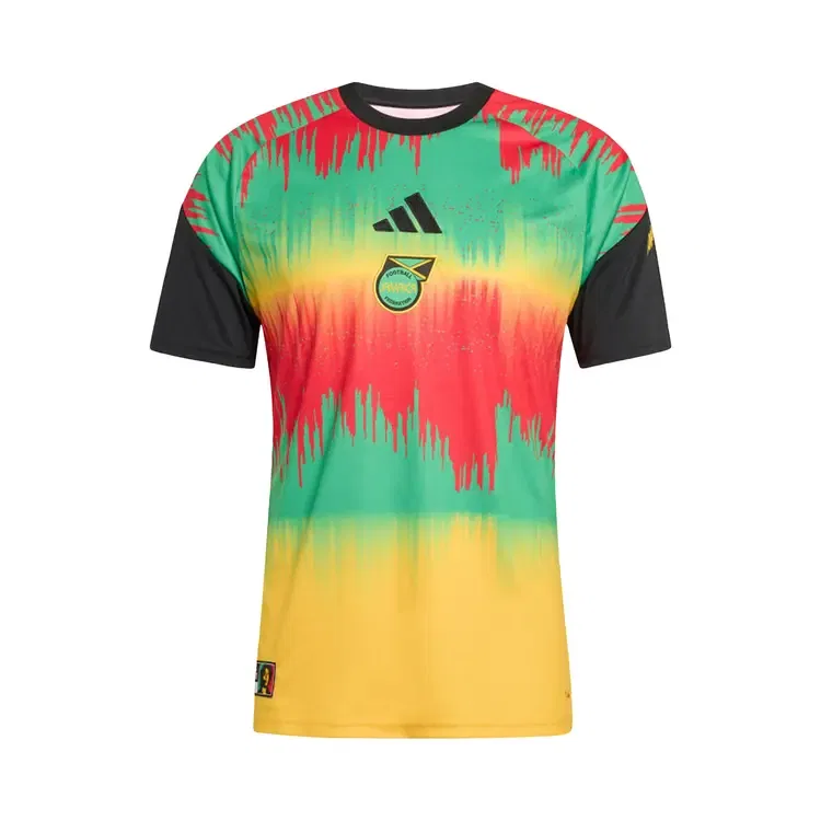 Футболка джерси Adidas Jamaica 26 x Bob Marley Home Pre Match, желтый
