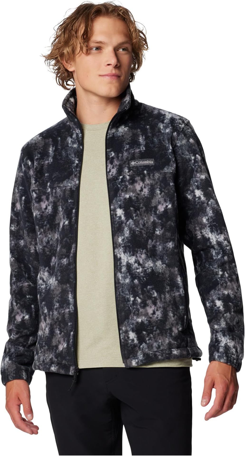

Куртка Columbia Steens Mountain Printed Jacket, цвет Black Timberwild