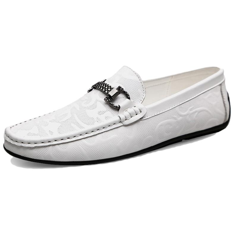 

SENJIALUO Мужские повседневные кроссовки низкие черно-белые, цвет White