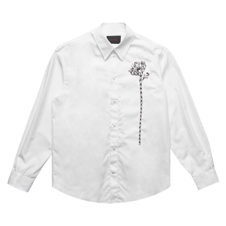 

Рубашка Simone Rocha Carnation Classic Shirt 'White', белый