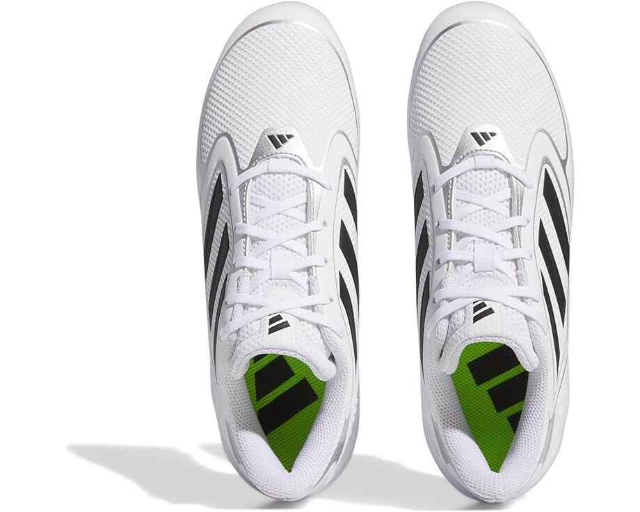 Кроссовки adidas Purehustle 3 Mid, цвет Footwear White/Core Black/Silver Metallic — фото 2