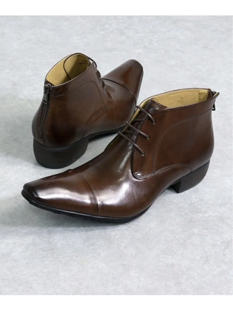 Ботинки из буйволиной кожи на шнуровке 1391 Sarabande, Dark brown — фото 4