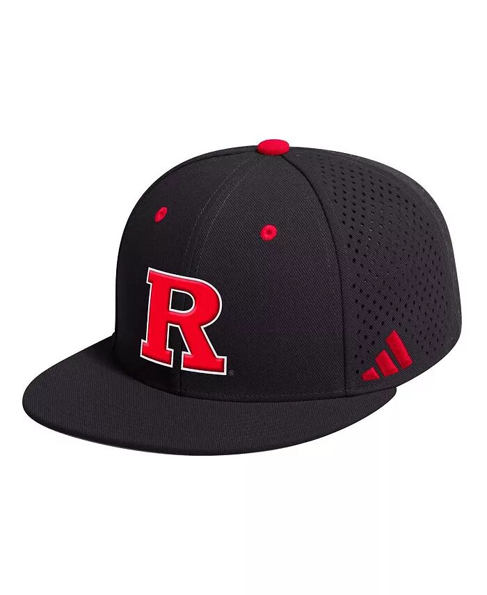

Мужская черная бейсбольная кепка Rutgers Scarlet Knights On-Field adidas