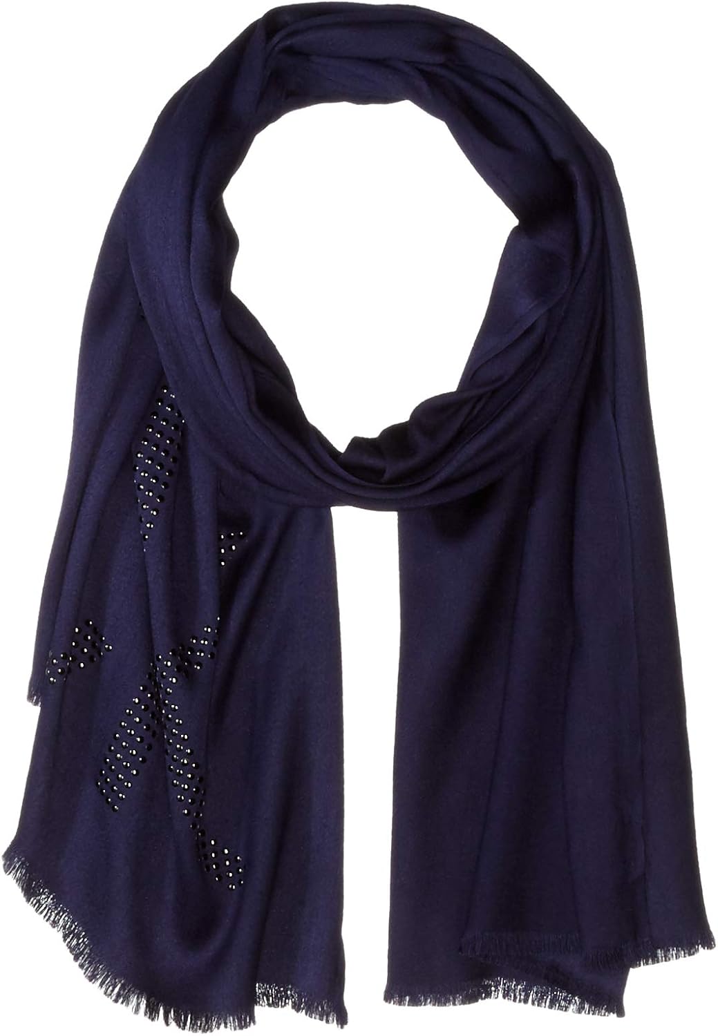 

Женская пашмина с логотипом и заклепками Calvin Klein, Steel Blue, Голубой, Женская пашмина с логотипом и заклепками Calvin Klein, Steel Blue