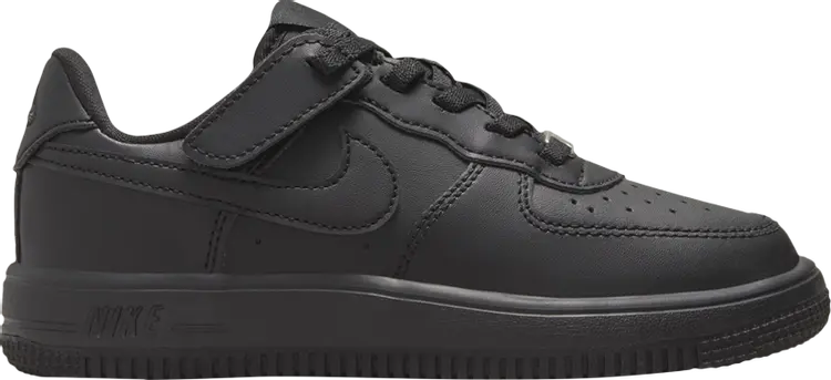 

Кроссовки Force 1 Low EasyOn PS 'Triple Black', черный