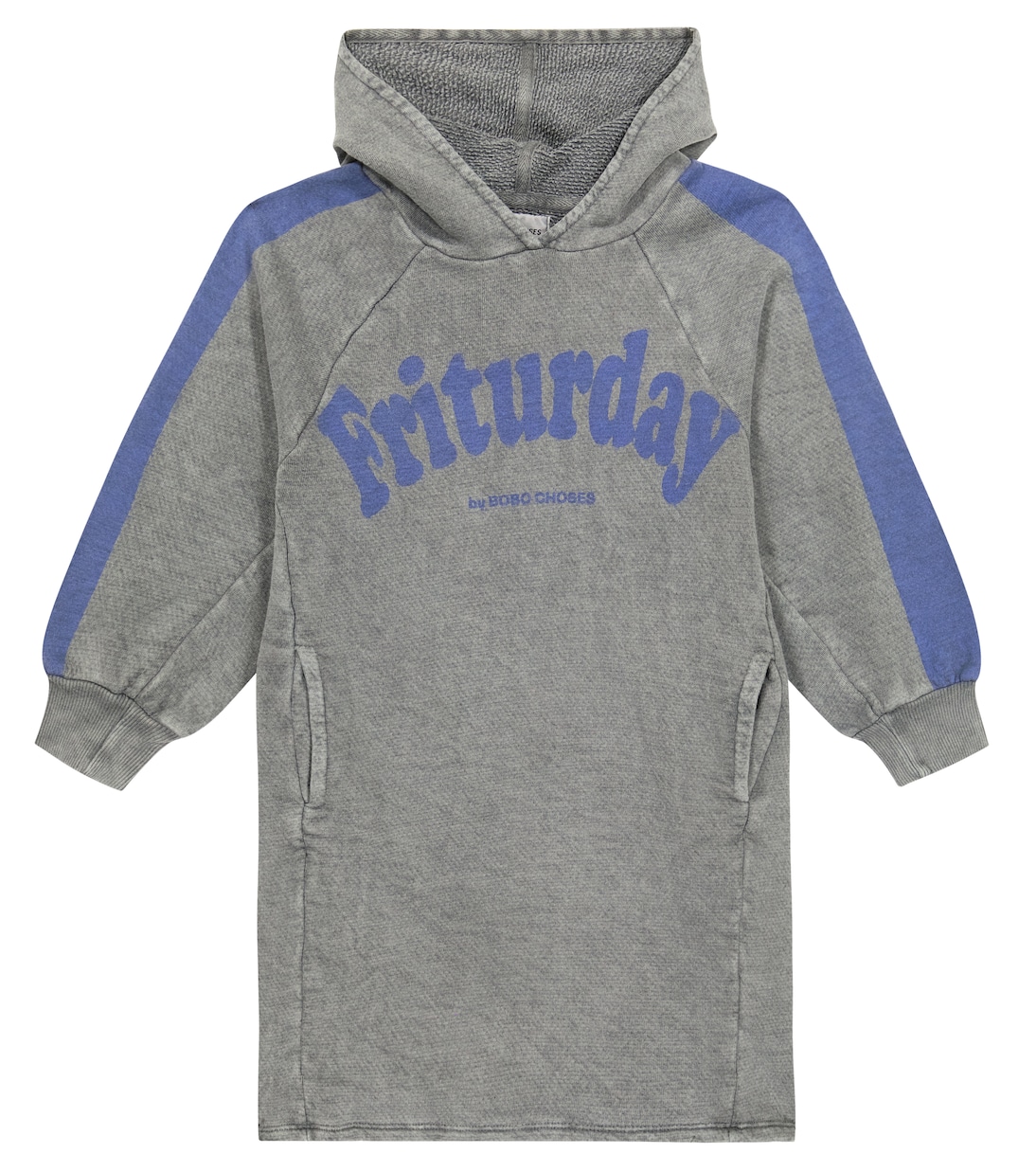 

Платье-худи из джерси с принтом Bobo Choses, серый