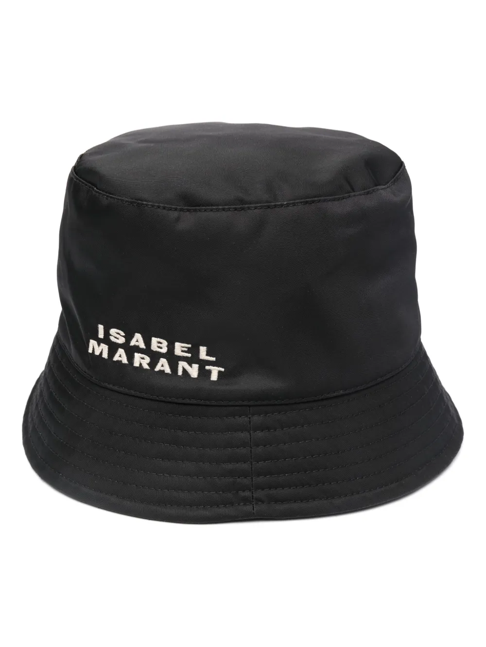 

Панама с вышитым логотипом ISABEL MARANT, черный
