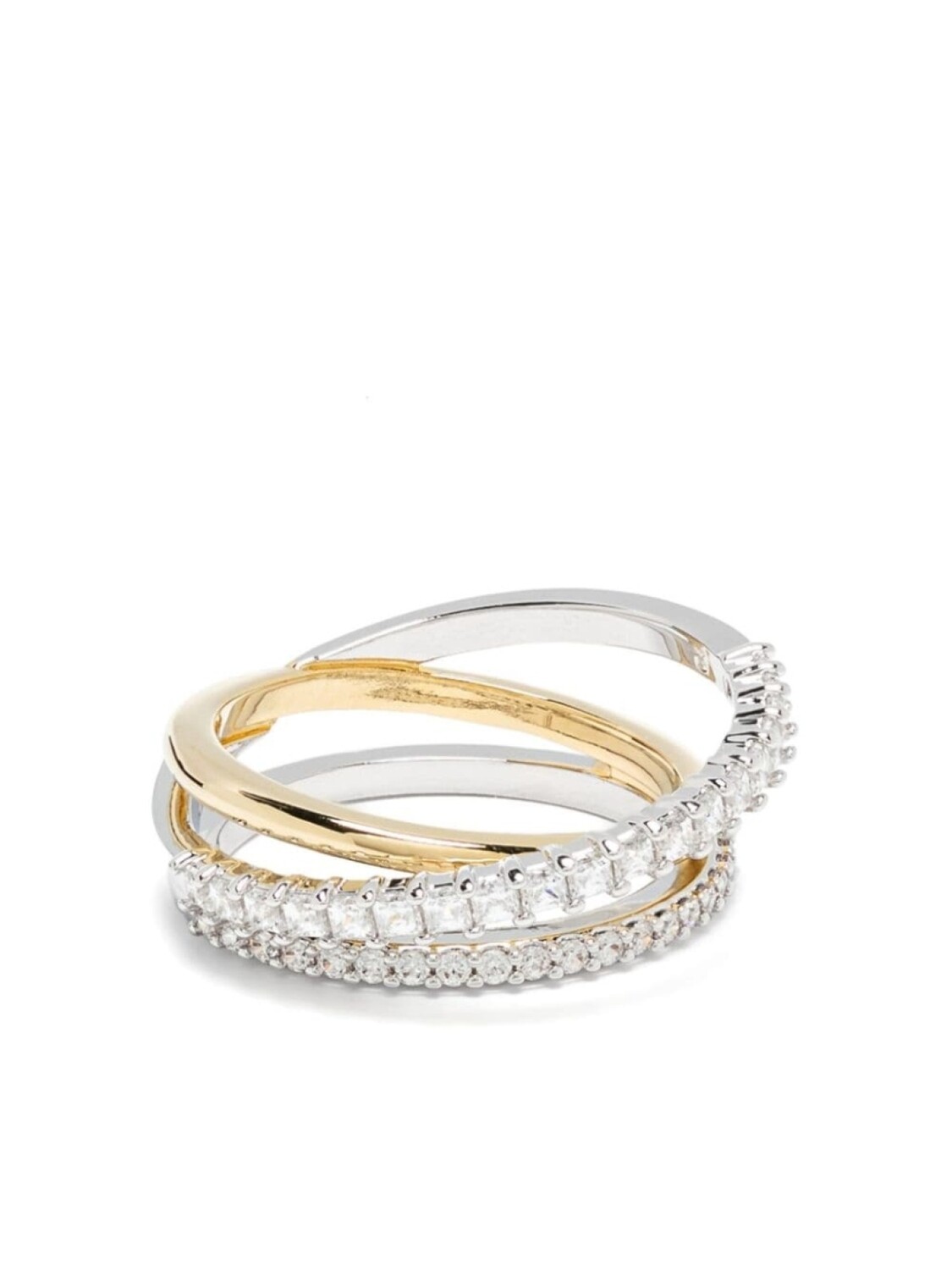 

Кольцо Hyperbola Swarovski, серебряный
