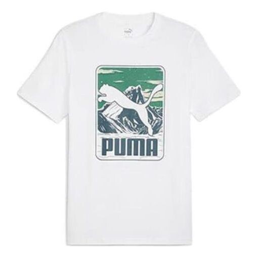 

Футболка graphic mountain t-shirt 'white' Puma, белый