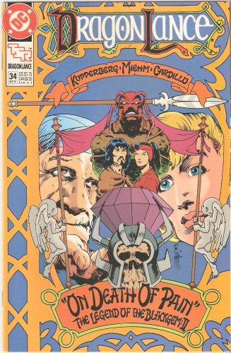 

Dragonlance #34 ("On Death of Pain" The Legend of the Blackgem:II) September 1991 (DC Comics)