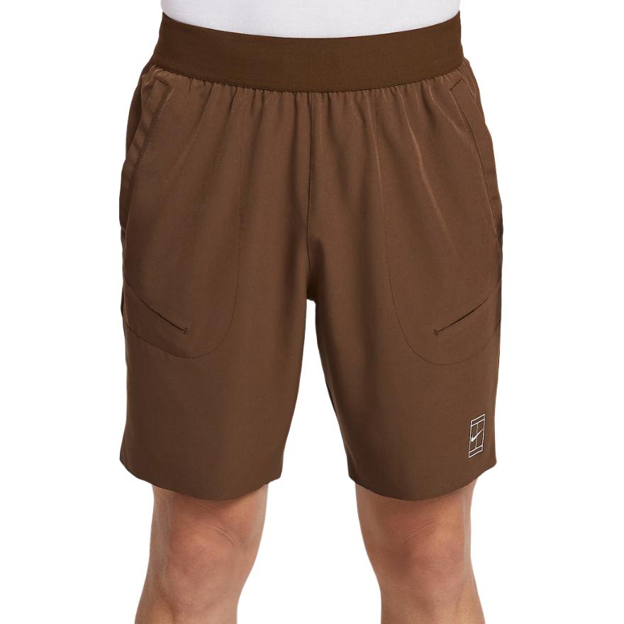 Мужские теннисные шорты Court Advantage Dri FIT 6' Nike, белый — фото 3