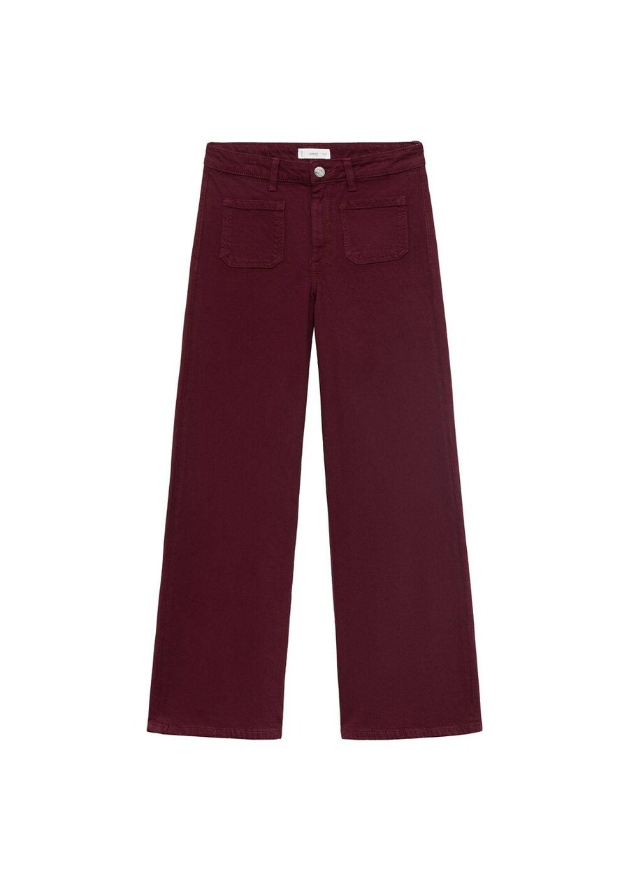 

Джинсы свободного кроя MANGO TEEN Culotte, Bordeaux