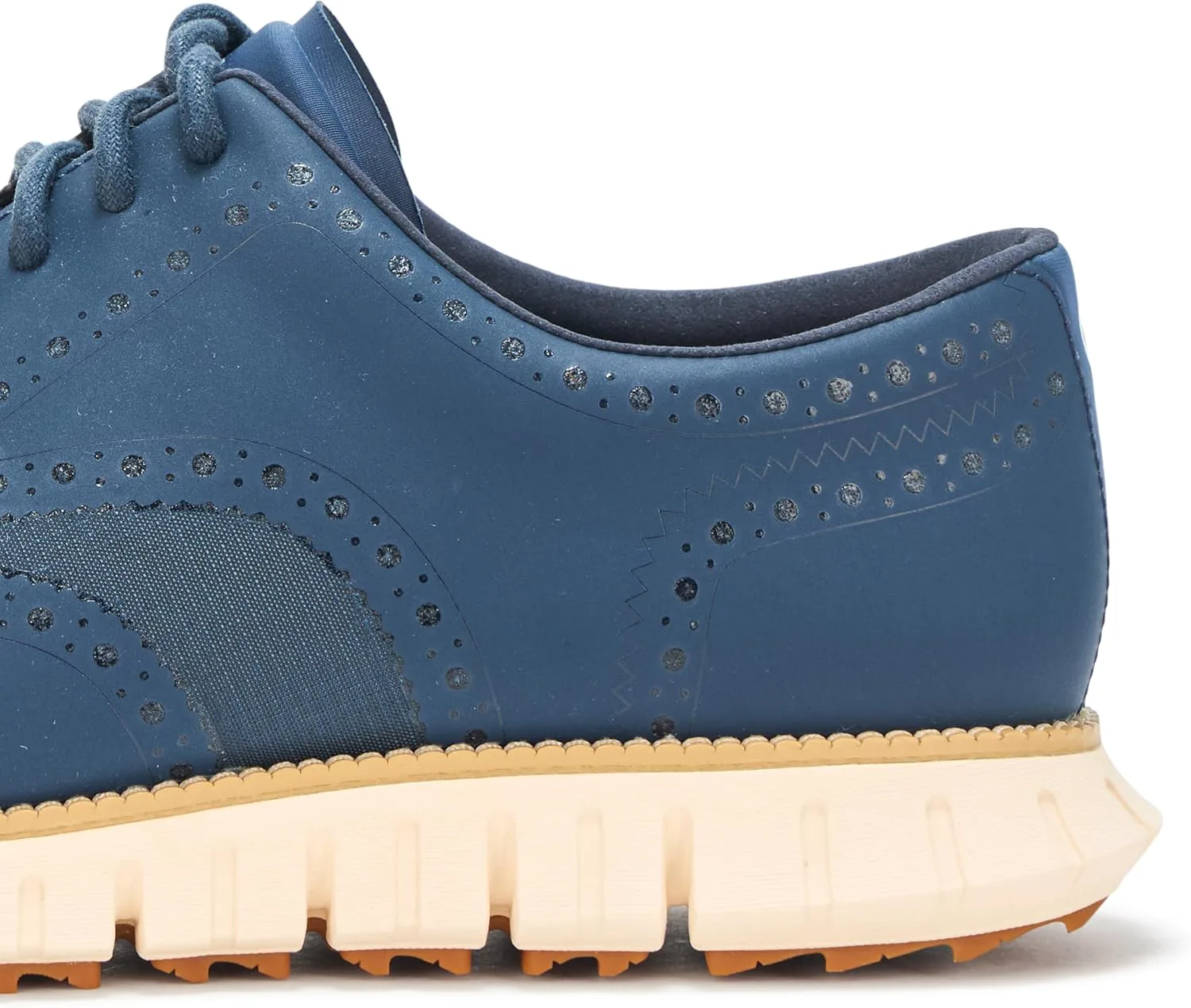 Мужские гольф-кроссовки Cole Haan Zerogrand Remastered No Sew Wingtip водонепроницаемые, слоновая кость — фото 4