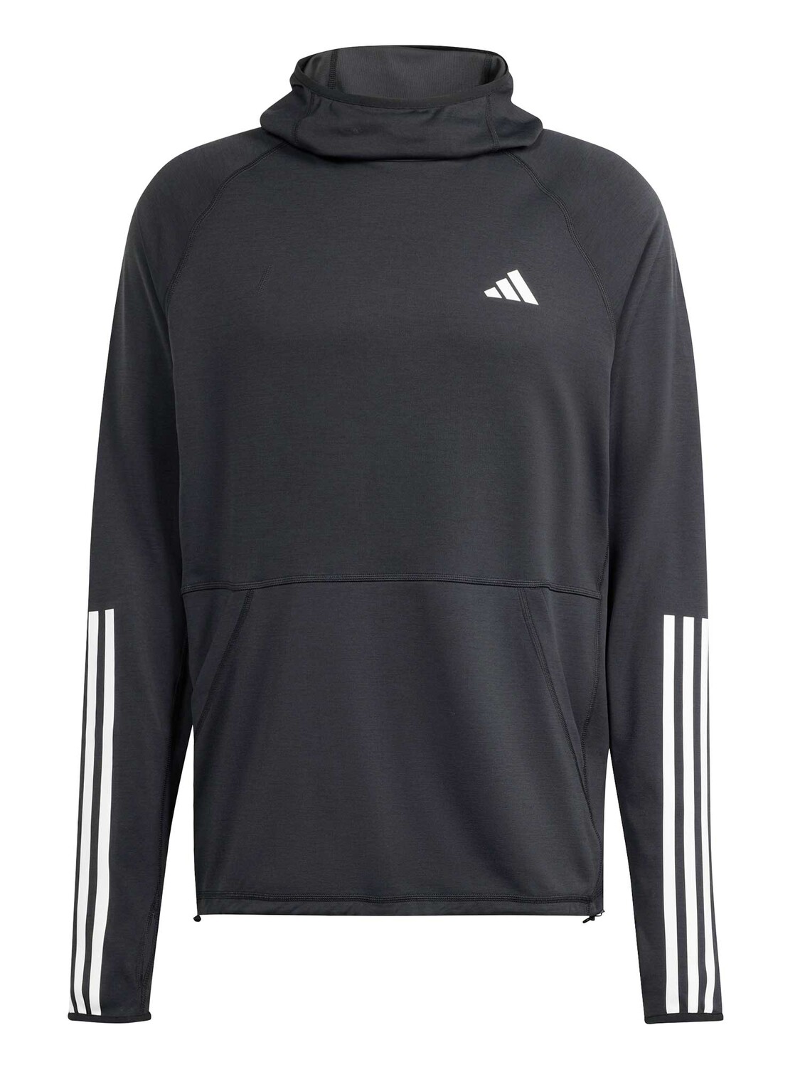 

Толстовка Adidas Performance Own the Run 3 Stripes Hoodie, черный