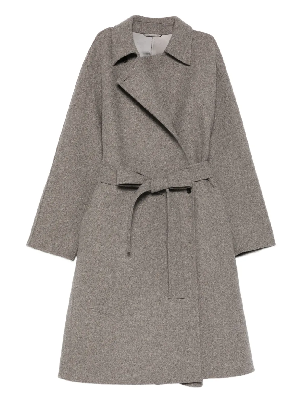 

Пальто с завязками Carven, серый