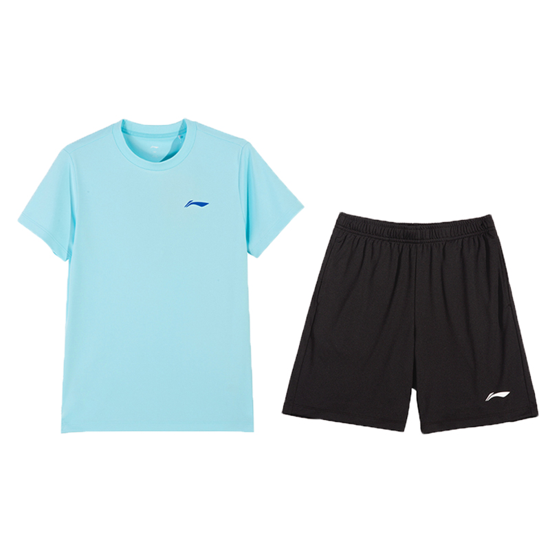 

Повседневный спортивный комплект из 2 предметов для подростков LINING, черный