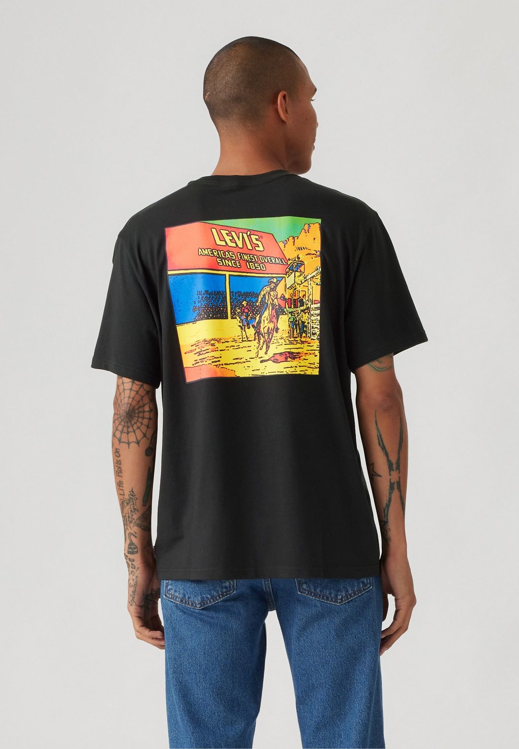 

Футболка с принтом RELAXED FIT GRAPHIC TEE Levi's, черный