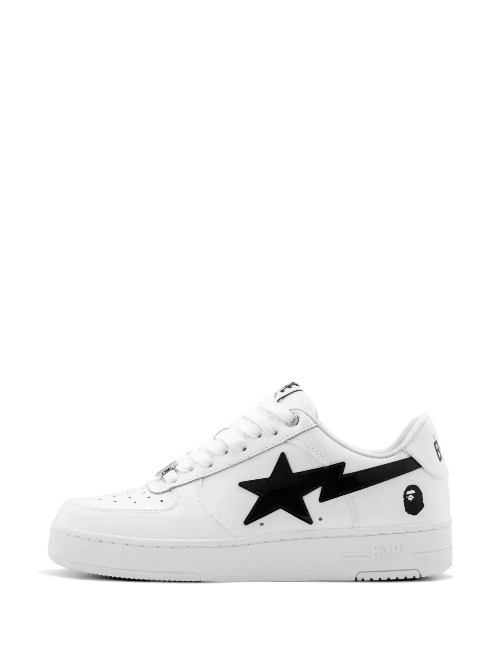 Кроссовки Bape Sta #2 на шнуровке A Bathing Ape, белый