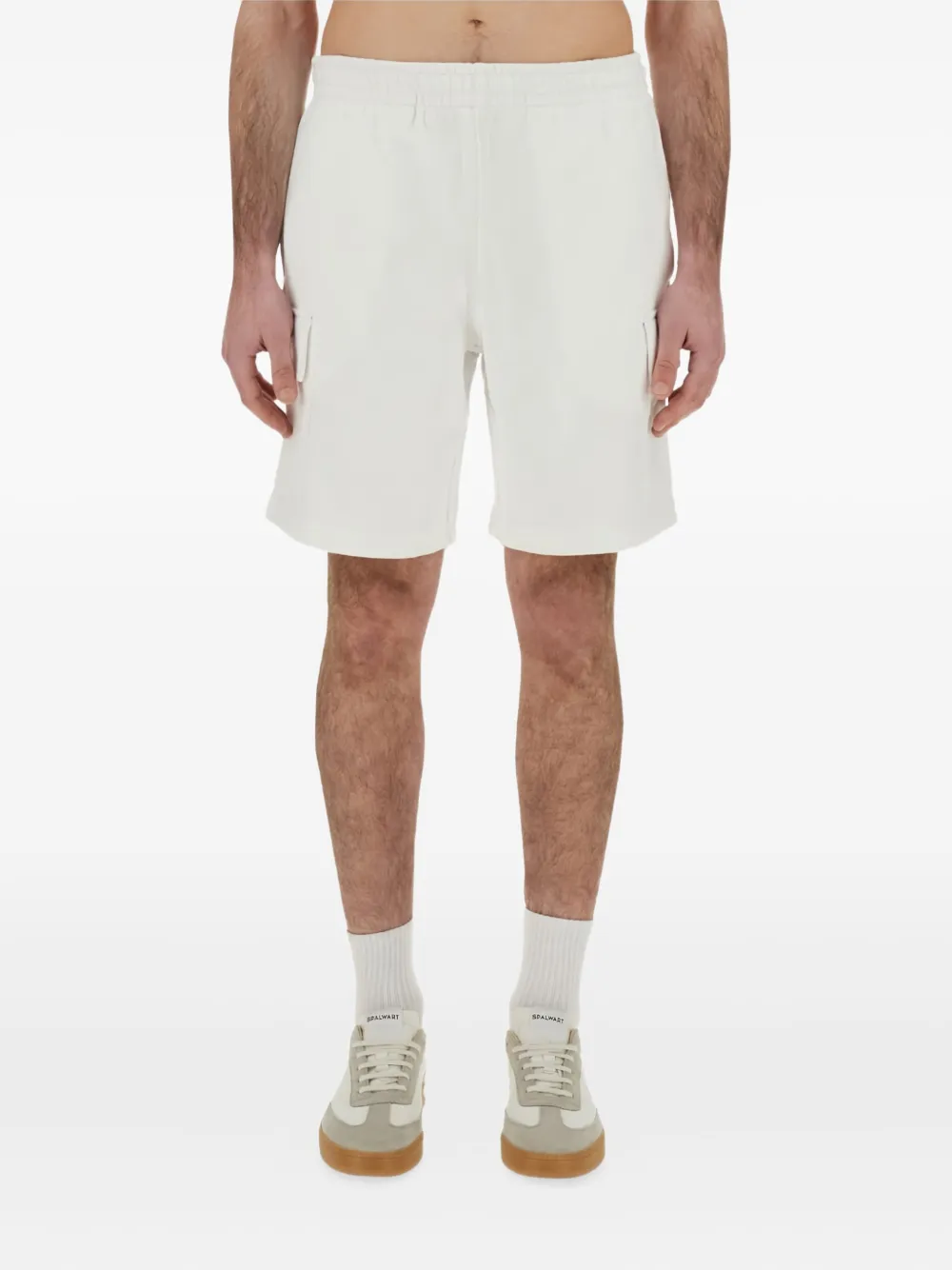 

Хлопковые шорты-карго Lacoste, белый