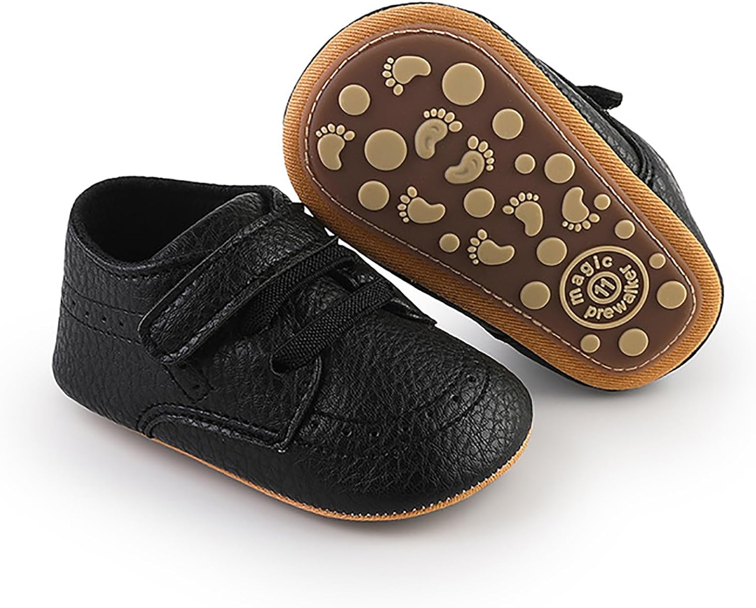 

SOFMUO Высокие кеды для малышей, мальчиков и девочек, из искусственной кожи с мягкой подошвой из резины, мокасины для новорожденных, оксфорды, лоферы, противоскользящие туфли для малышей, свадебная и школьная обувь