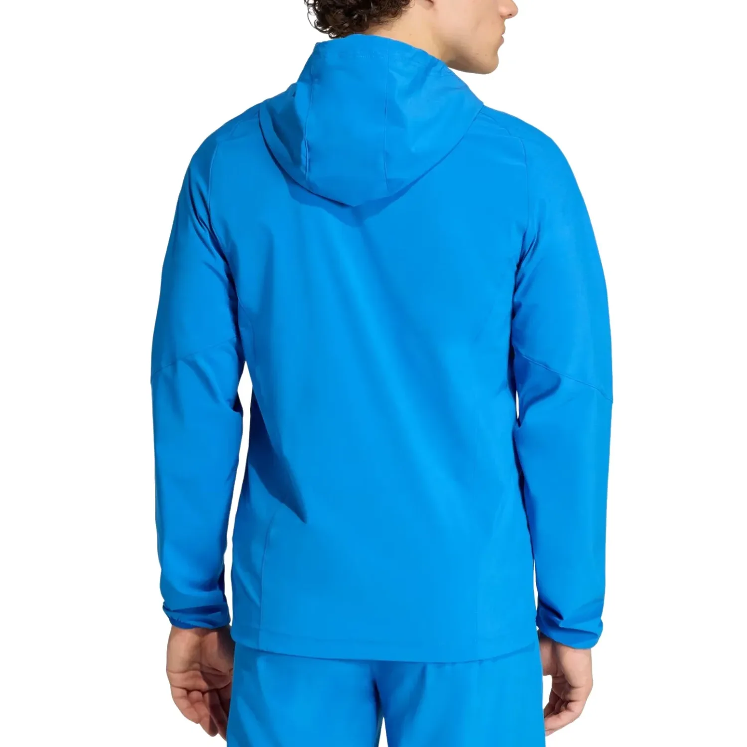 Ветровка Adidas Colombia Tiro Travel Full Zip Windbreaker 'Victory Blue' — фото 3