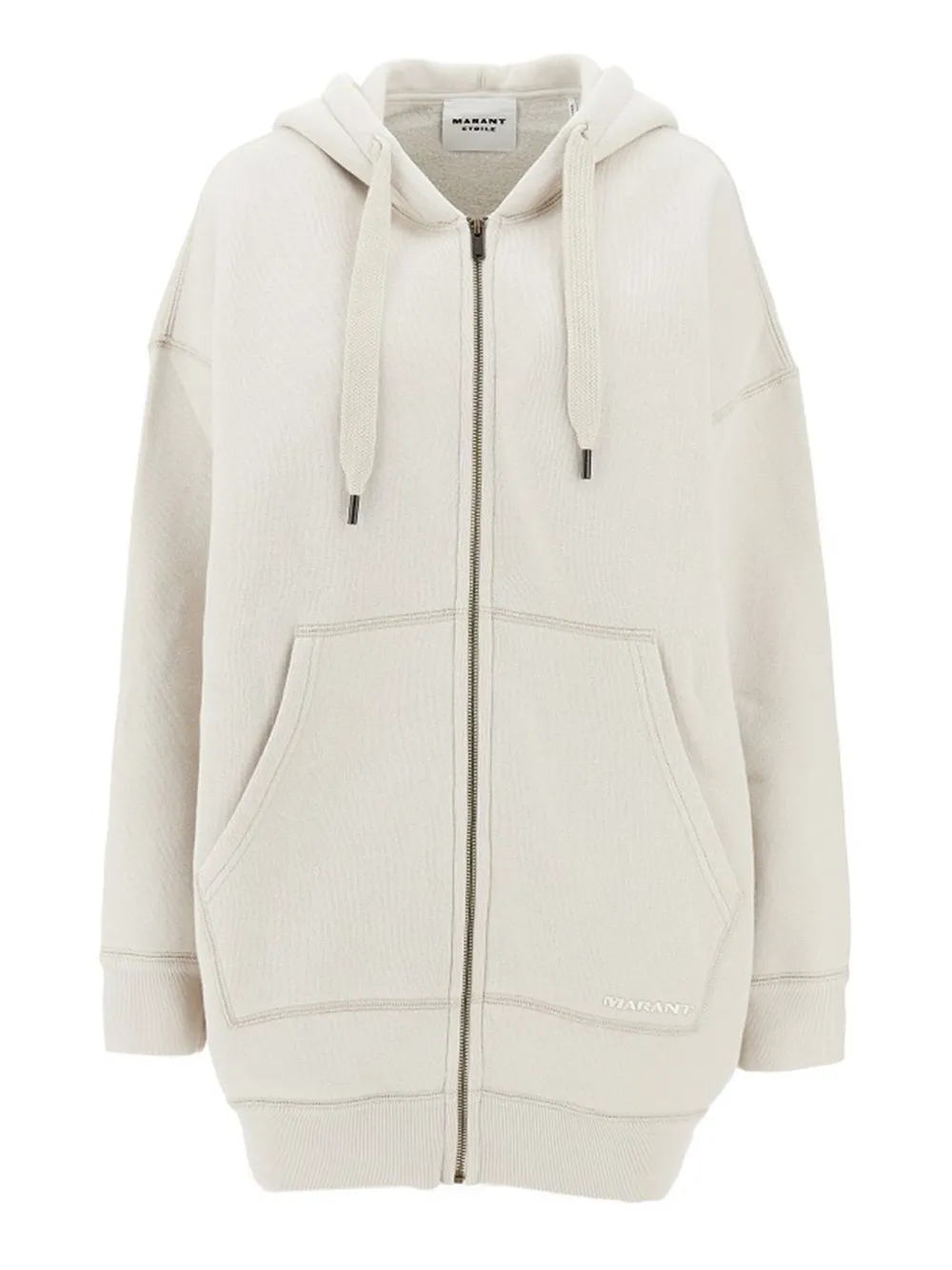 

Толстовка с капюшоном на молнии MARANT ÉTOILE, нейтральный