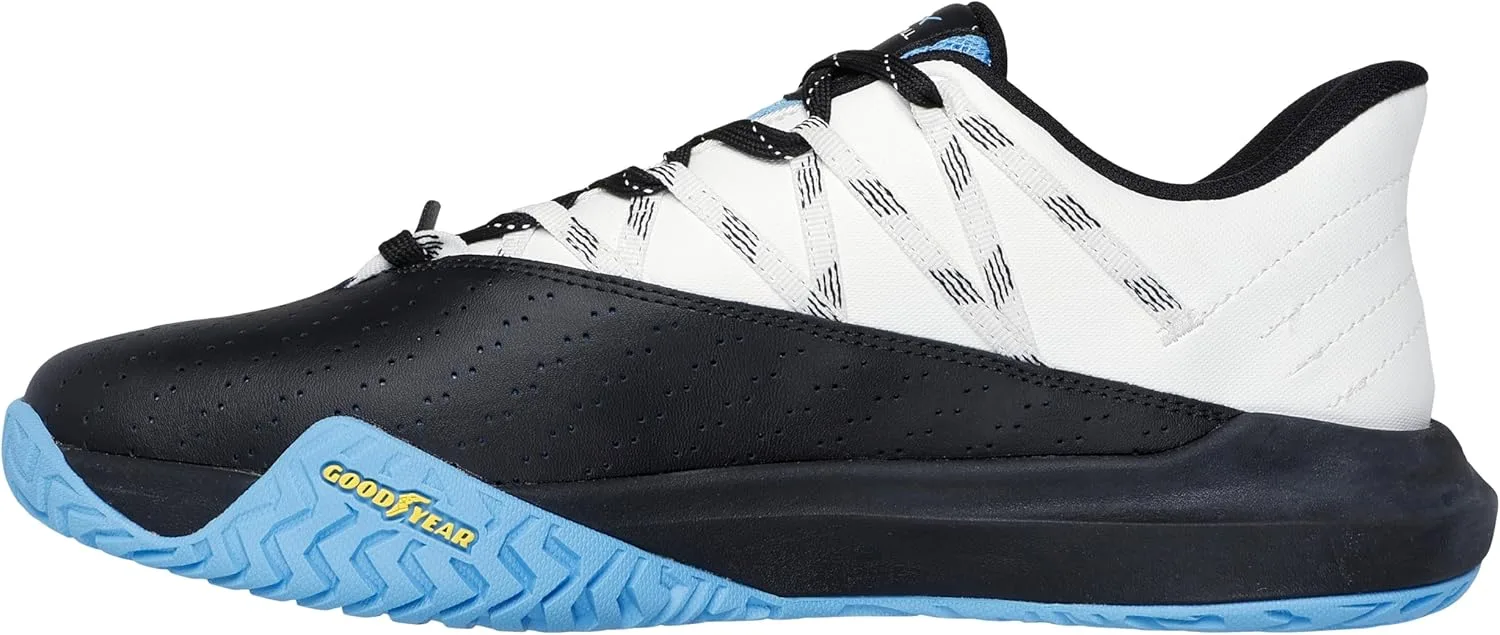 Мужские кроссовки Skechers Viper Court Rally, белый/черный/синий — фото 4