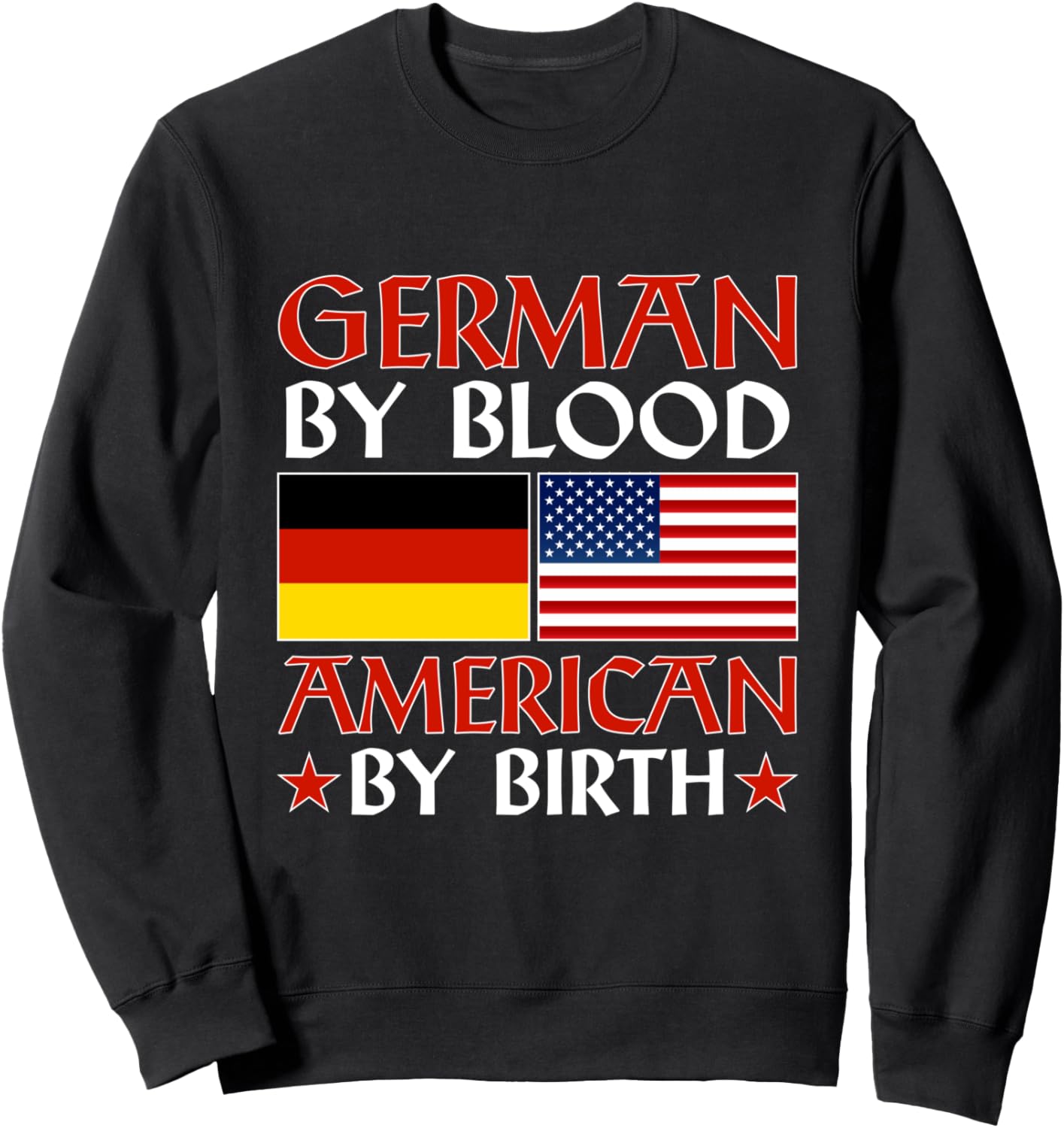 

Немецко-американский: немец по крови - американец по рождению. Толстовка German-American Designs For Deutschamerikaner, черный