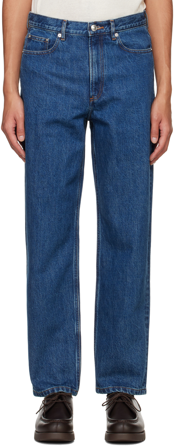 

Синие джинсы Martin A.P.C., Stonewashed indigo