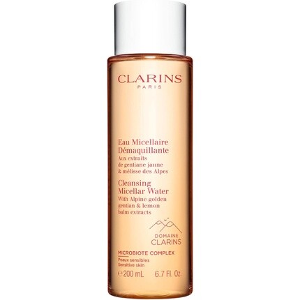 Мицеллярная вода Clarins — Очищающая с экстрактами альпийской золотой горечавки и мелиссы, 200 мл