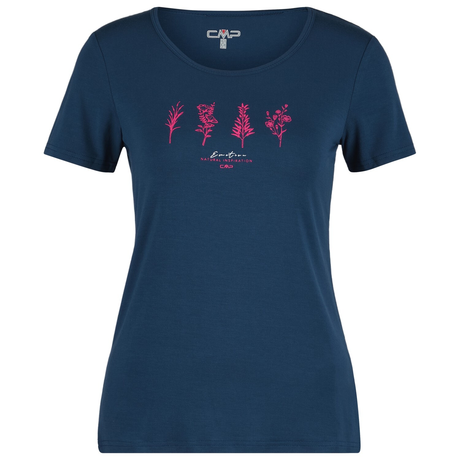 

Футболка Cmp Woman T-Shirt, цвет Blue/Fuxia