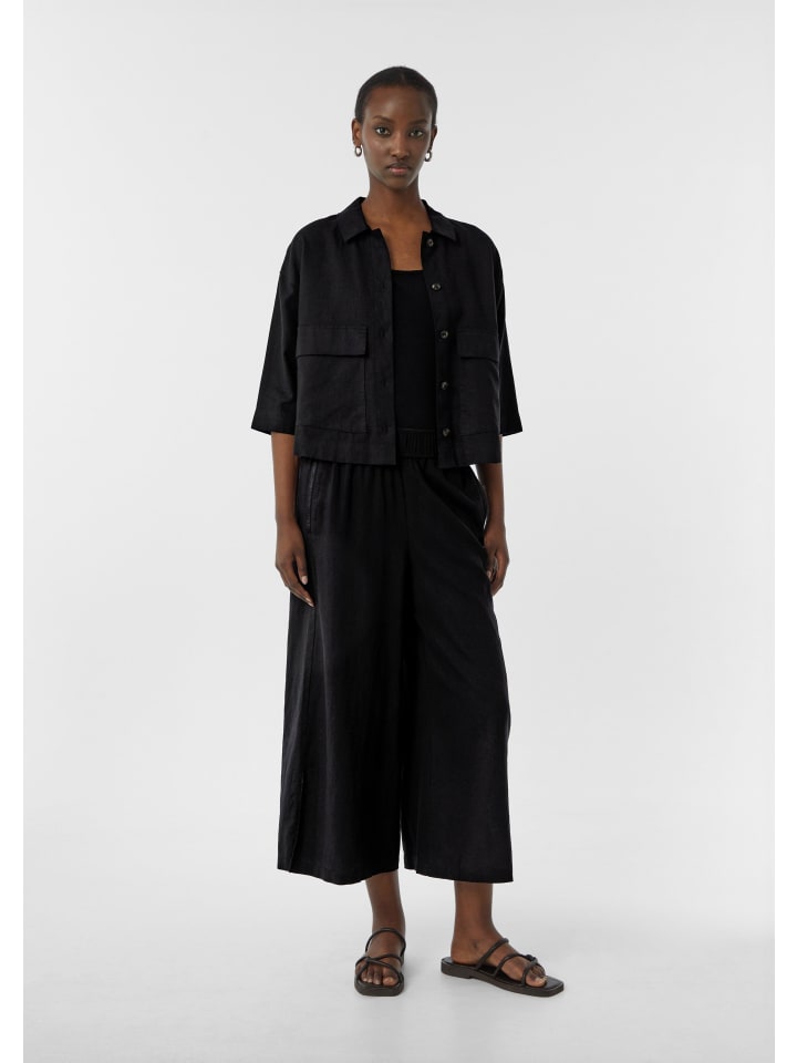 

Тканевые брюки comma CI, черный