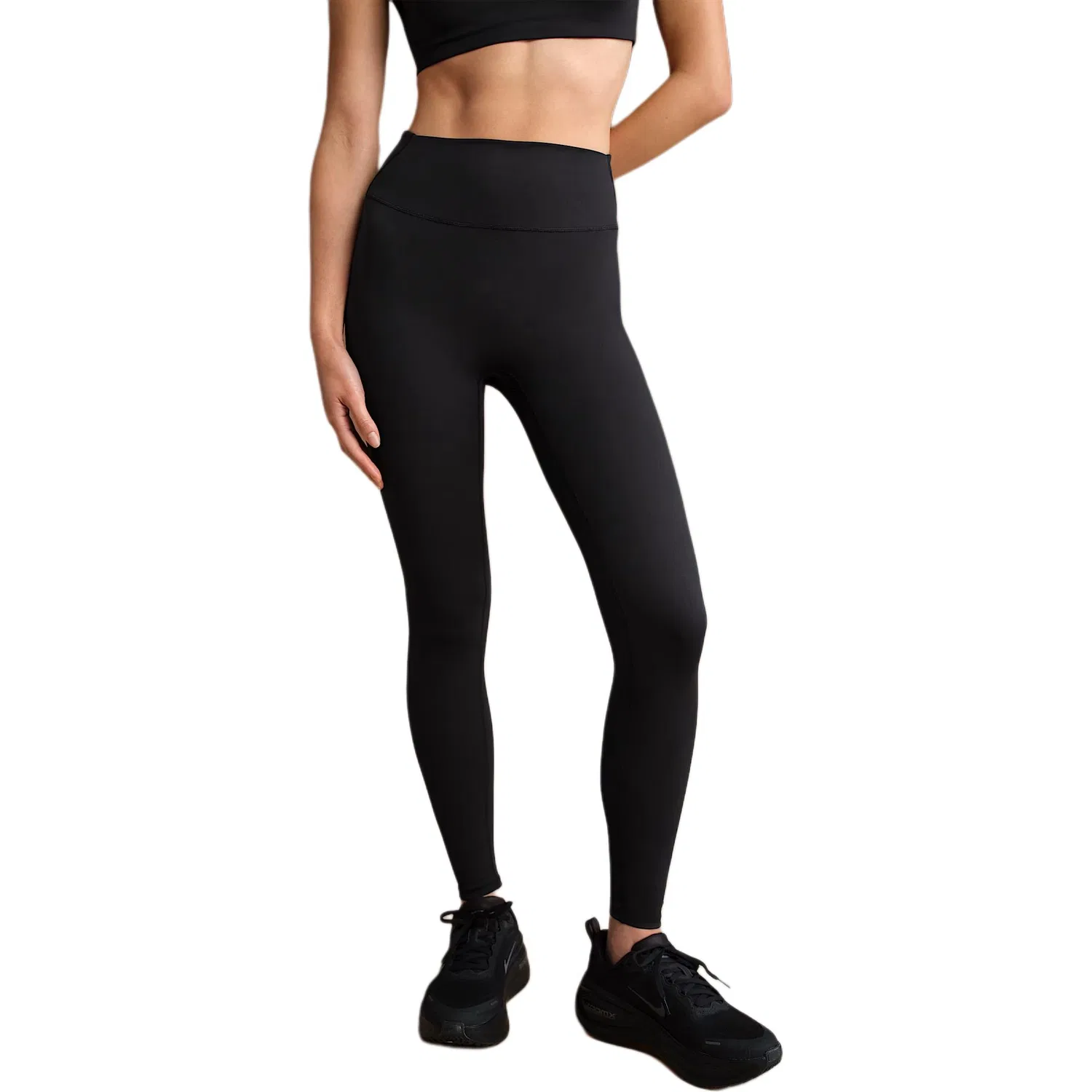 Леггинсы SKIMS Matte женские с высокой талией 26" Nike, Obsidian