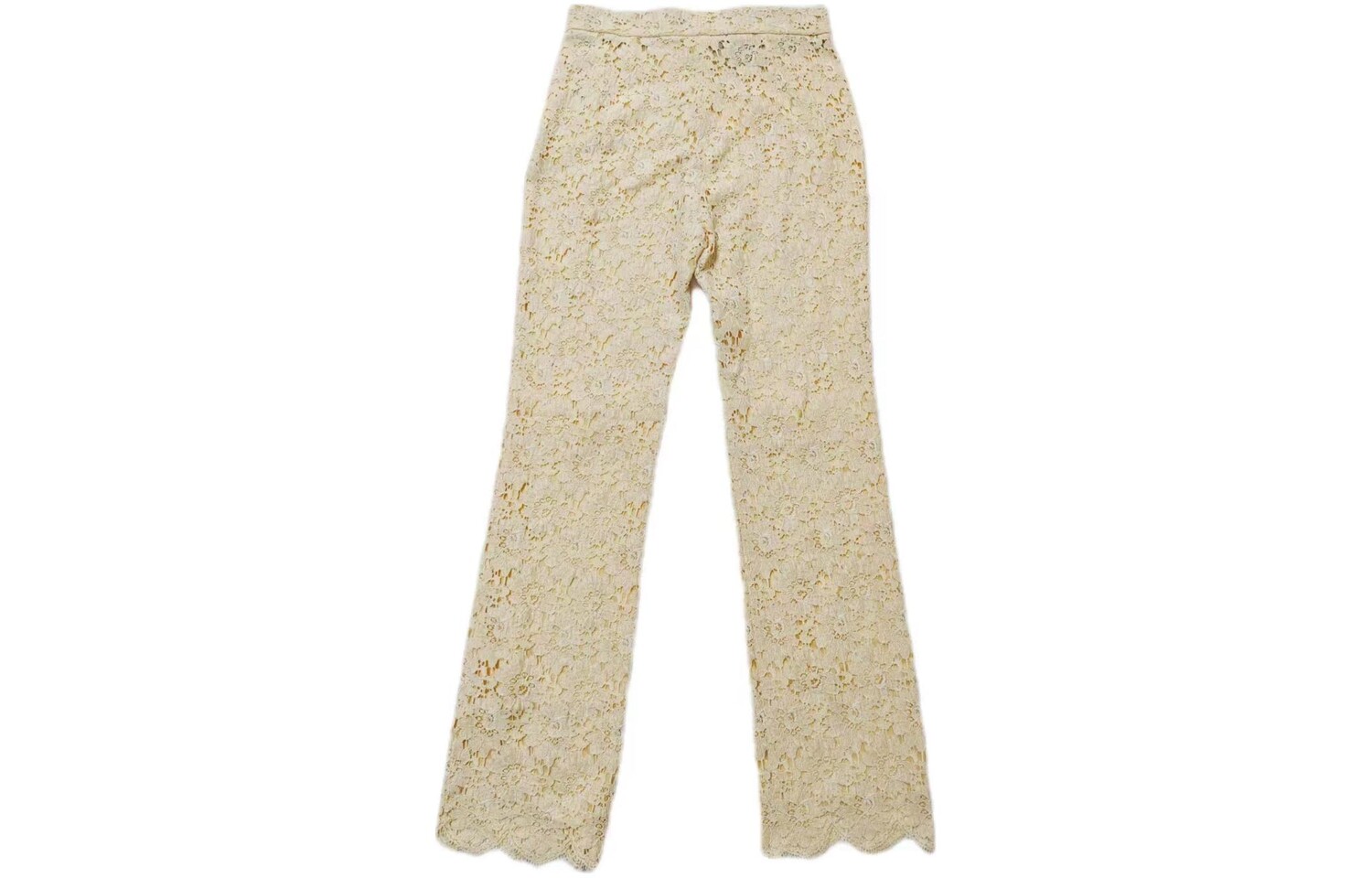 Брюки женские Gucci Casual, классический крой, бежевый — фото 2