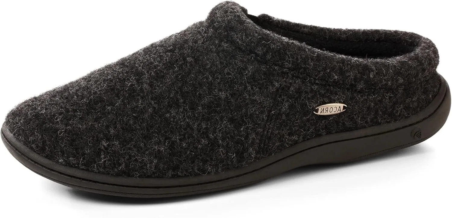Тапочки мужские Acorn, Black Tweed