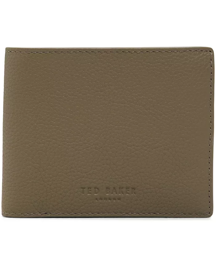 

Кошелек из кожи Pebble Sage Ted Baker, зеленый