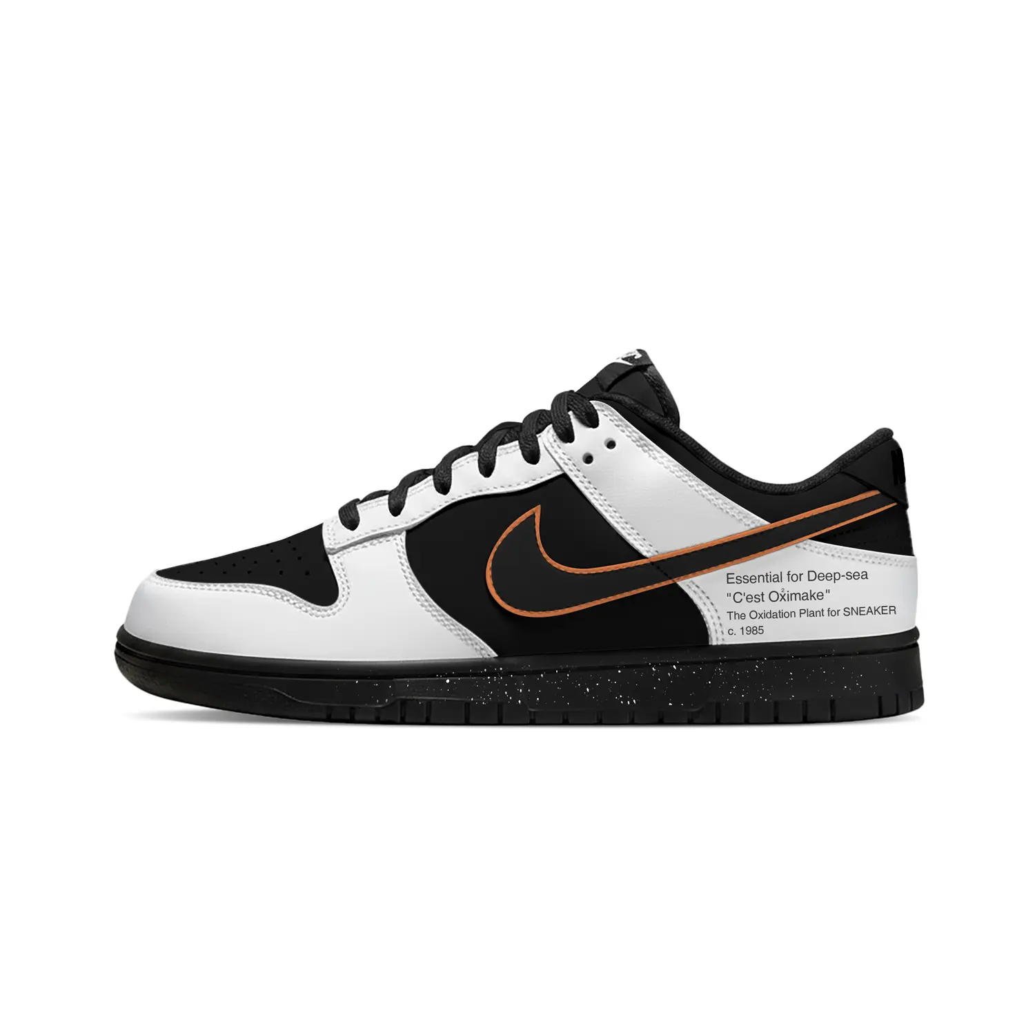 

Nike Износостойкие, дышащие низкие скейтбордистские кроссовки Dunk, унисекс, черный с розовым