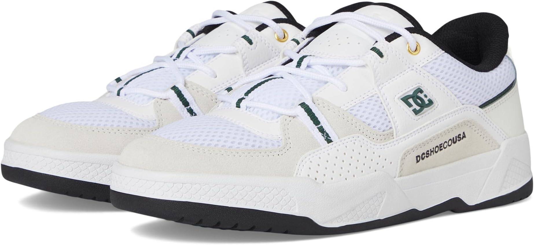 

Кроссовки DC Construct, цвет White/Black/Green
