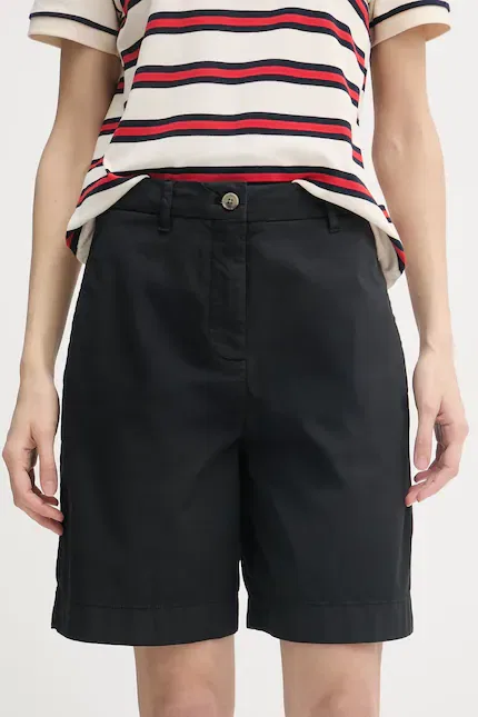 Шорты чинос из эластичного хлопка Tommy Hilfiger, черный