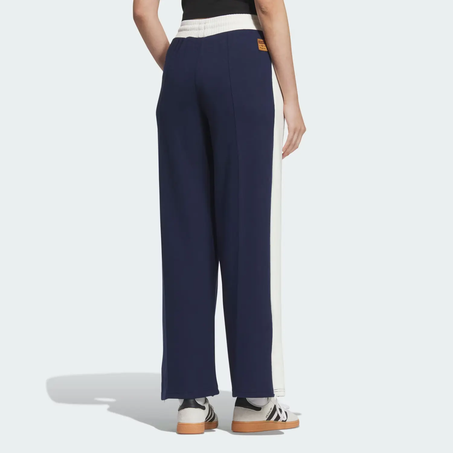 Adidas Originals RETRO Knitted Sports Pants Women's Dark Indigo — фото 4