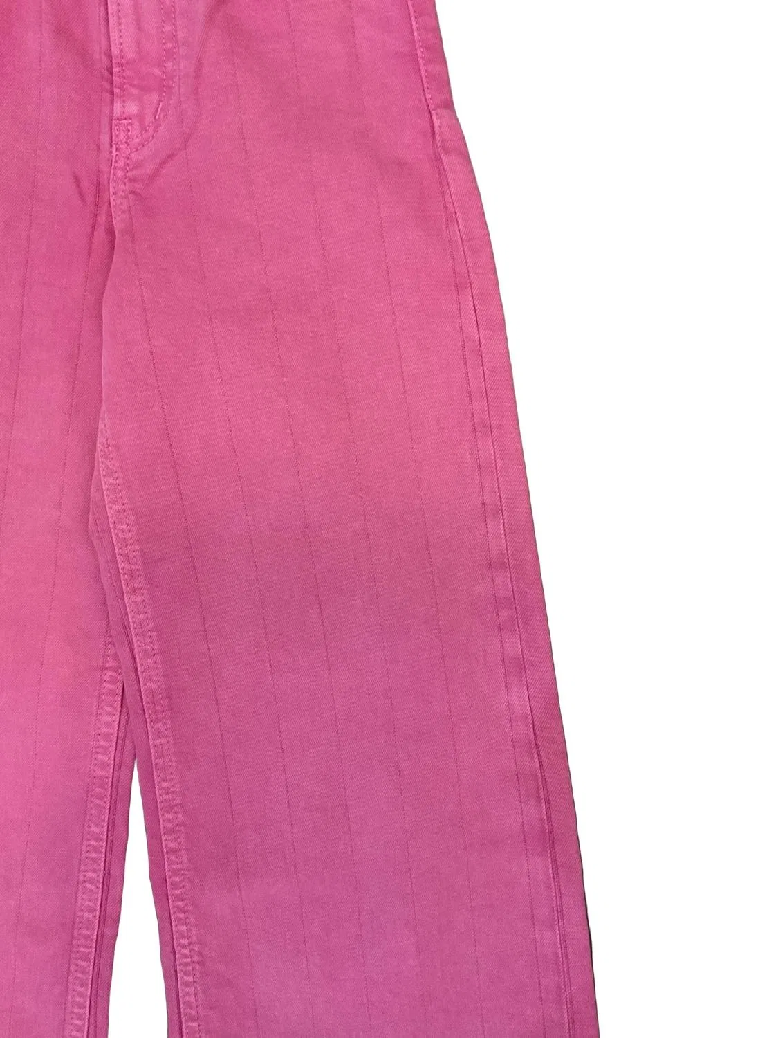 SCOTCH & SODA Девичьи джинсы с широкими штанинами цвета фуксии — фото 2