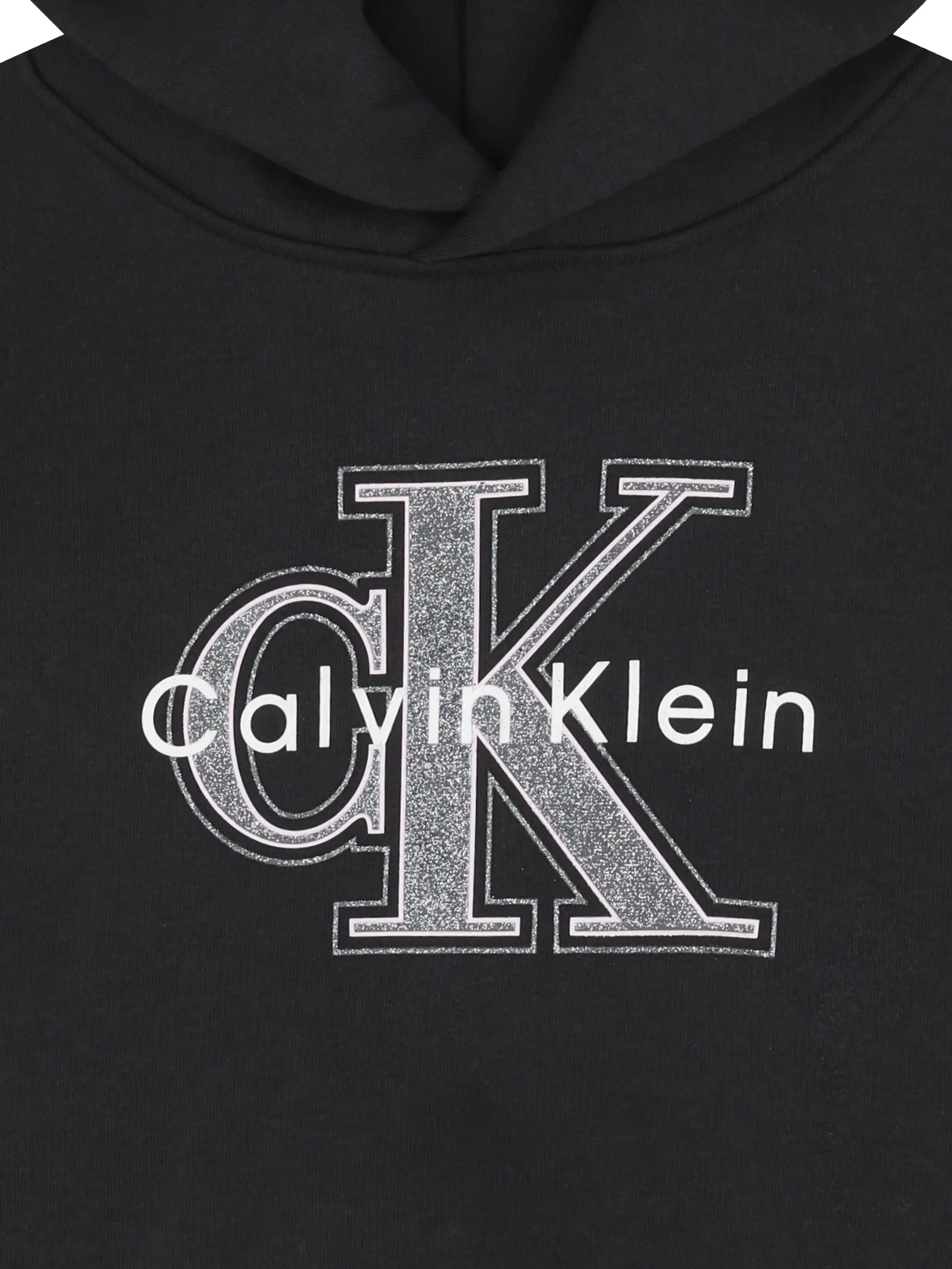 Толстовка с капюшоном с логотипом Calvin Klein Kids, черный — фото 4