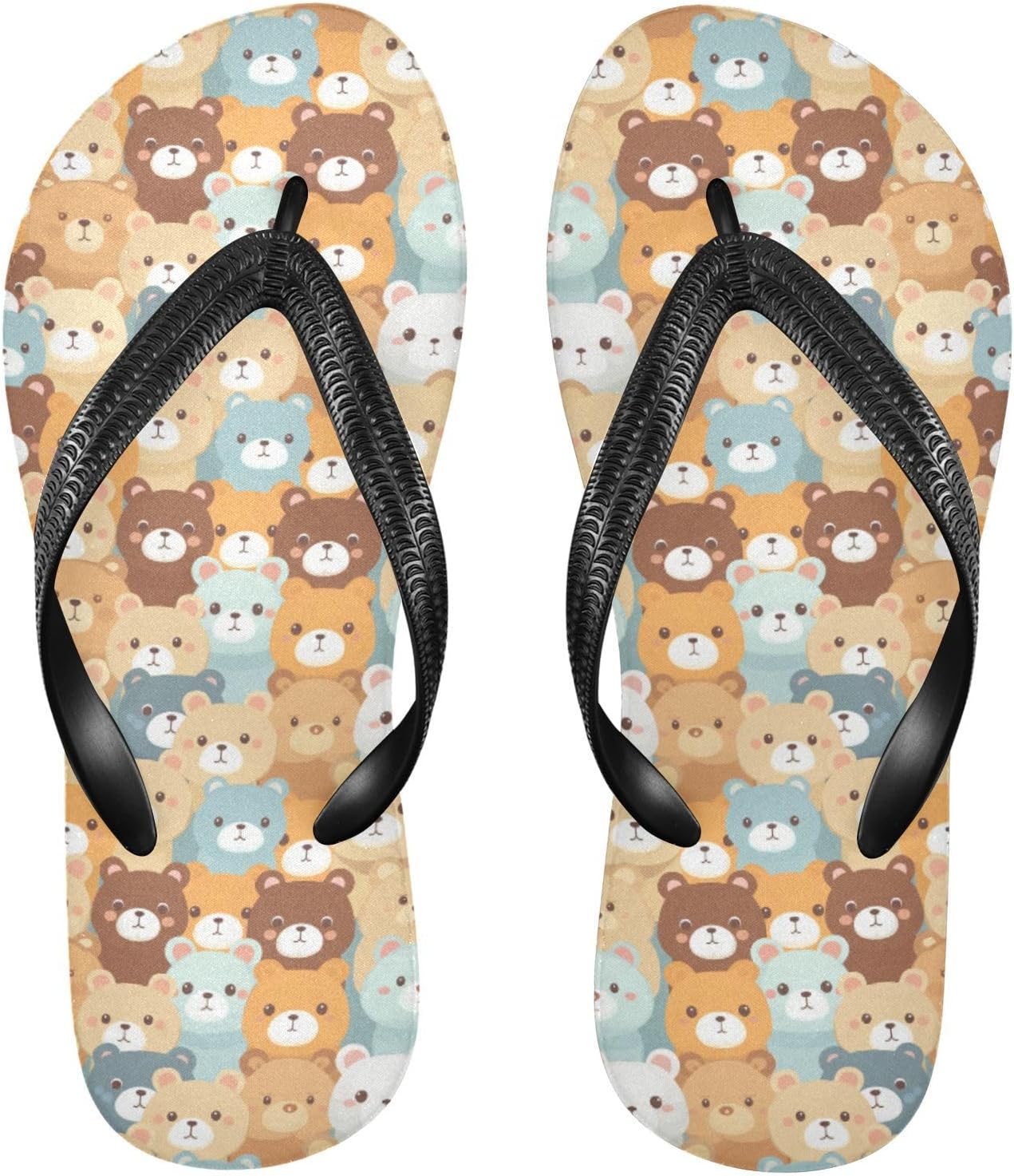 

Шлепанцы MNSRUU для женщин и мужчин, Bears I 1918