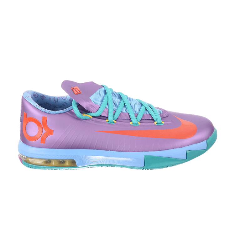 

Кроссовки Nike KD 6 GS 'Rugrats', фиолетовый